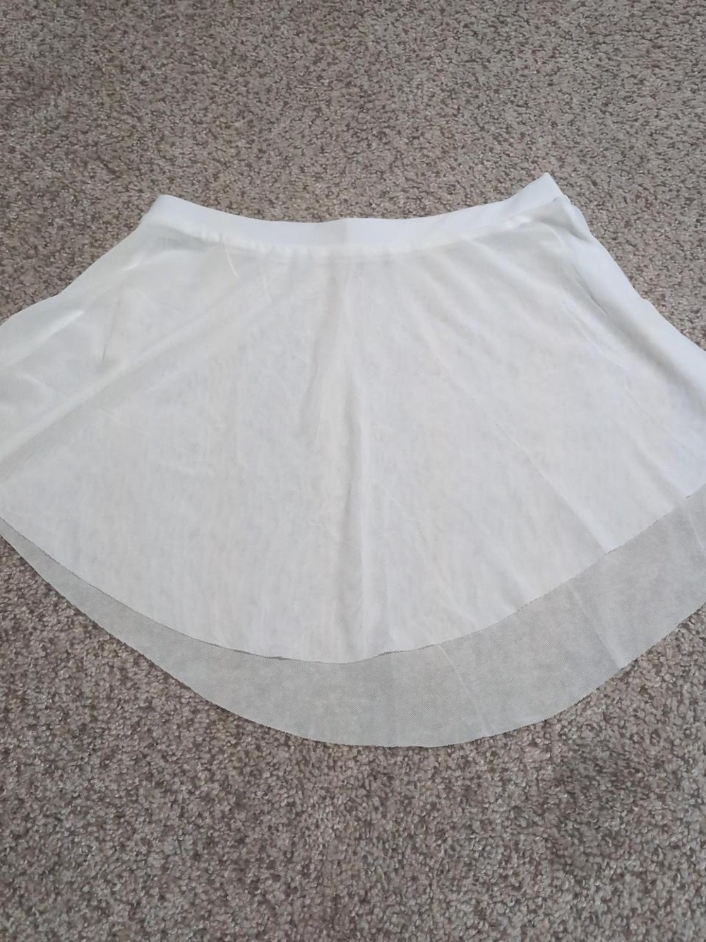 White  ballet skirt size small